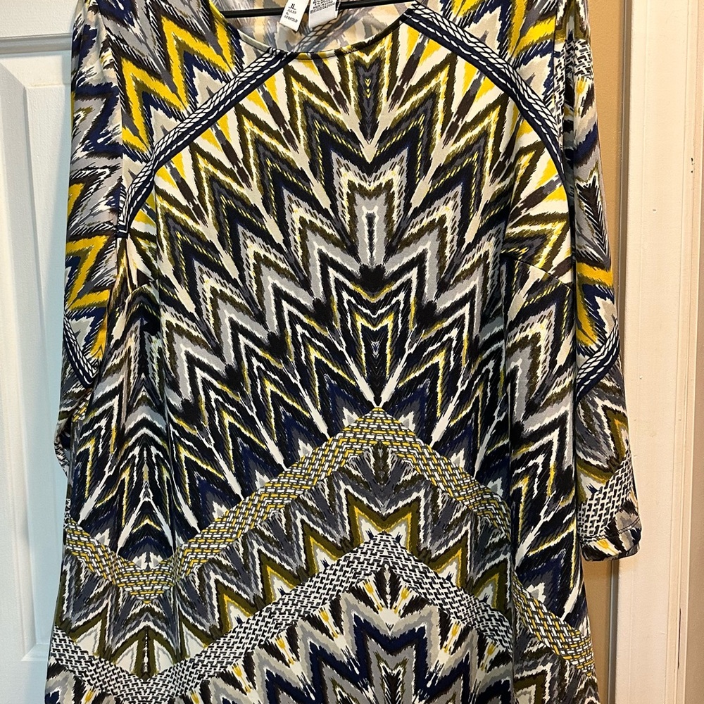 Jules & Leopold Multicolor Abstract Top